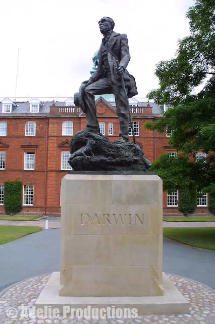 <b>Darwin statue, Shrewsbury School</b><br/>&ldquo;...made by Jemma Pearson in 2000. What? Had the school only started to appreciate the import of their most famous pupil as some sort of millennium project?&rdquo;