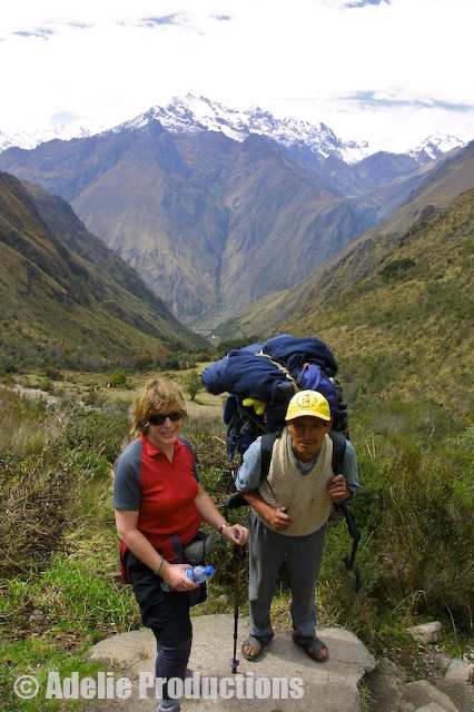 <b>'Anita' and Porter, Inca Trail</b><br/>&ldquo;Later she would say that it was the best $15 we ever spent.&rdquo;
